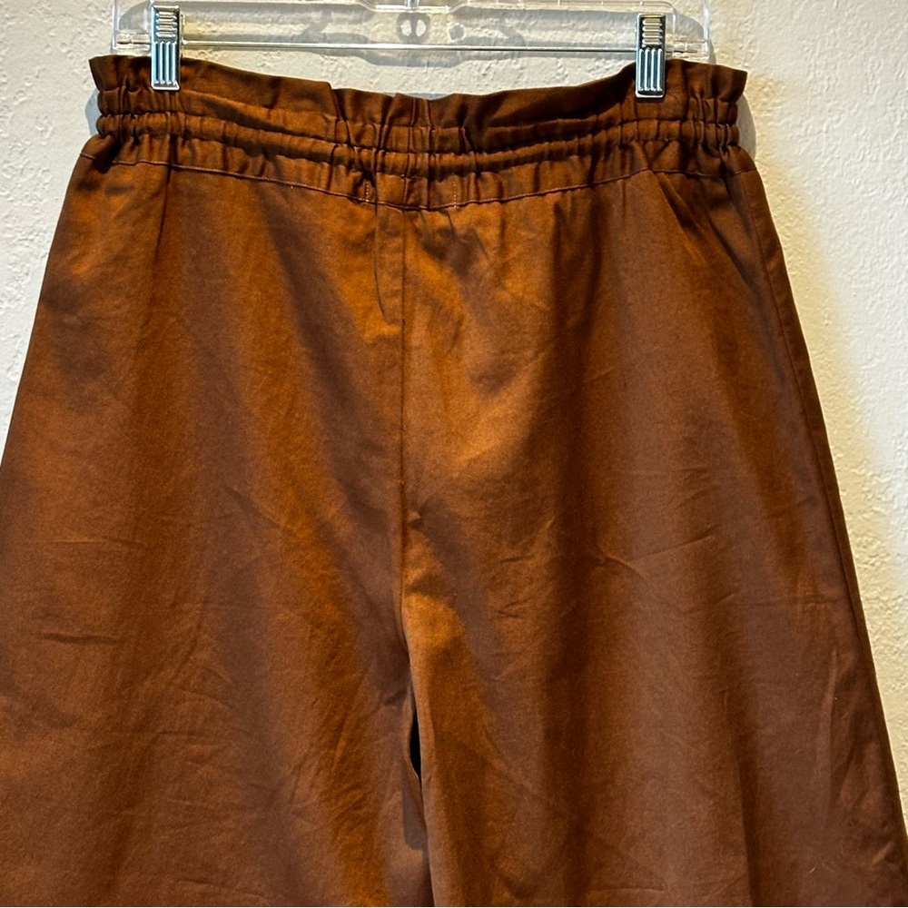 Roucha Penet Wide Leg Twill Cuffed Pant - Picture 8 of 12